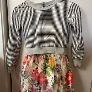 COPY - TrulyMe mixed media dress removable sweatshirt 7